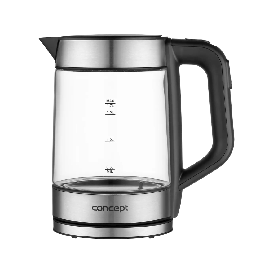 Concept RK4067 - Brzo kuhalo za vodu s regulacijom temperature 1,7 l 2200W/230V nehrđajući čelik