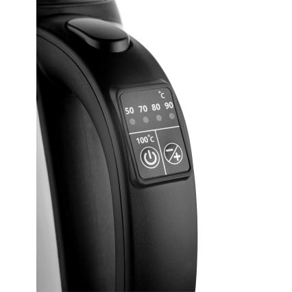 Concept RK4120 - Električno kuhalo za vodu s termoregulacijom, 1,7 l, 2200 W/230 V, nehrđajući čelik