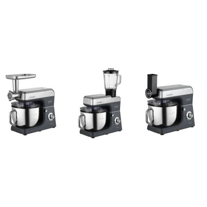 Concept RM6000 - Kuhinjski planetarni mikser DOUGH EXPERT 1900W/230V antracit/nehrđajući čelik