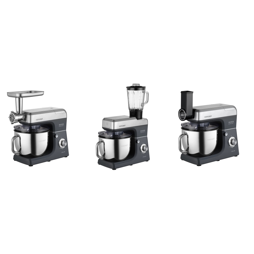 Concept RM6000 - Kuhinjski planetarni mikser DOUGH EXPERT 1900W/230V antracit/nehrđajući čelik
