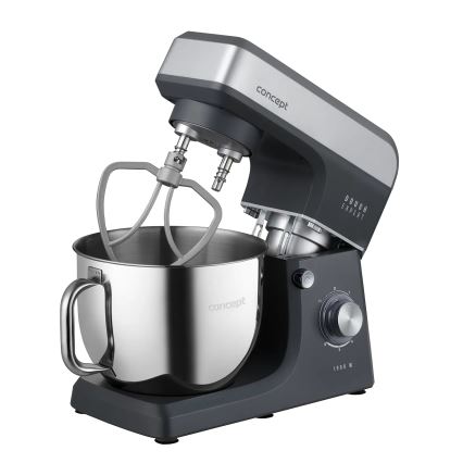 Concept RM6010 - Kuhinjski planetarni mikser DOUGH EXPERT 1900W/230V antracit/nehrđajući čelik