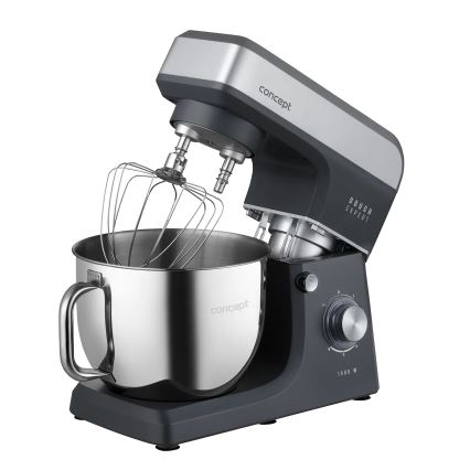 Concept RM6010 - Kuhinjski planetarni mikser DOUGH EXPERT 1900W/230V antracit/nehrđajući čelik