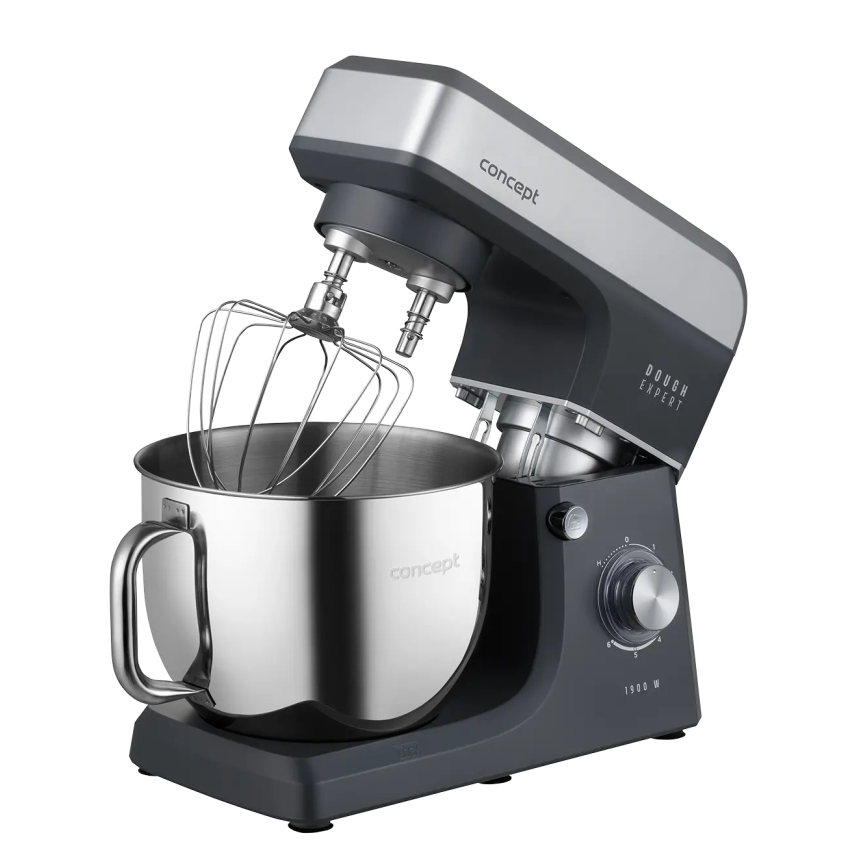 Concept RM6010 - Kuhinjski planetarni mikser DOUGH EXPERT 1900W/230V antracit/nehrđajući čelik