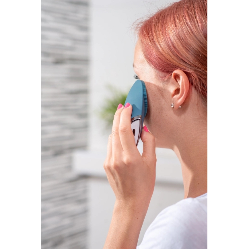 Concept SK9100 - Četkica za čišćenje lica SONIVIBE 2W/5V 250 mAh IPX7 plava