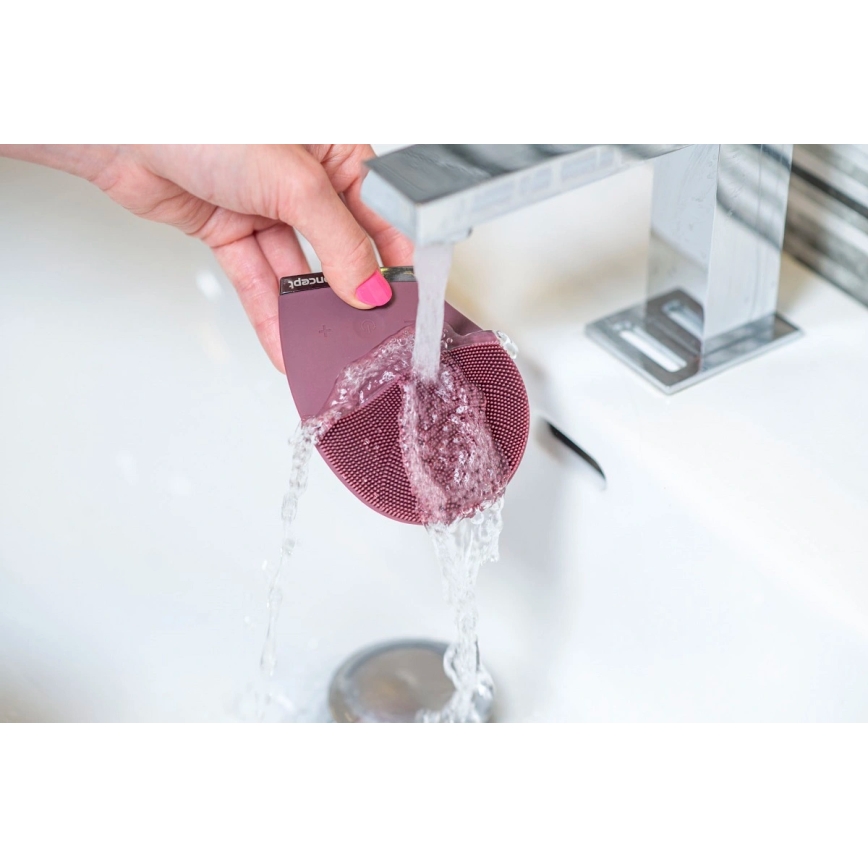 Concept SK9101 - Četkica za čišćenje lica SONIVIBE 2W/5V 250 mAh IPX7 crvena