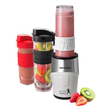 Concept SM3380 - Smoothie blender s priborom ACTIVE SMOOTHIE 500W/230V bijela