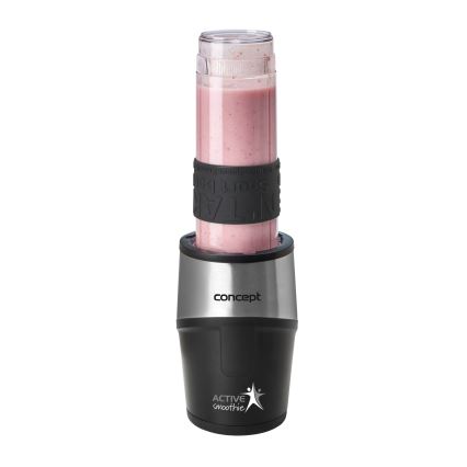 Concept SM3385 - Smoothie blender s priborom ACTIVE SMOOTHIE 500W/230V crna