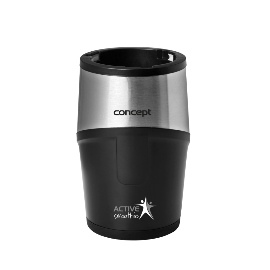 Concept SM3385 - Smoothie blender s priborom ACTIVE SMOOTHIE 500W/230V crna