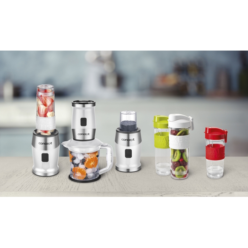 Concept SM3391 - Smoothie blender s priborom 700W/230V bijela