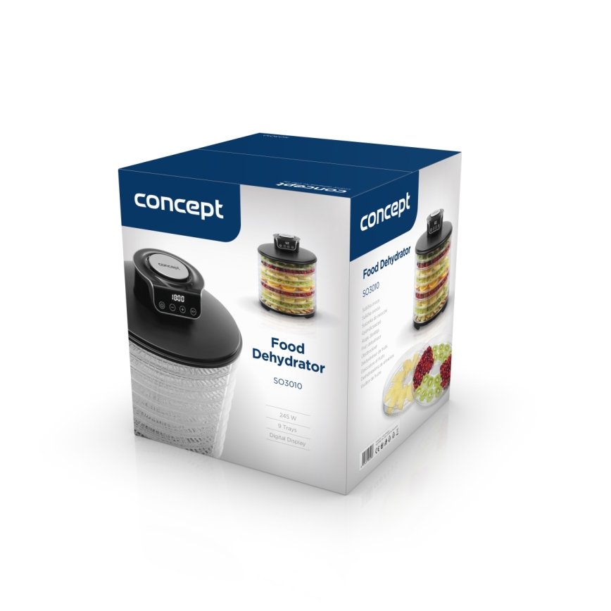 Concept SO3010 - Dehidrator hrane 245W/230V crna