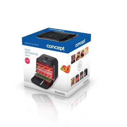 Concept SO4000 - Dehidrator hrane 500 W/230 V crni