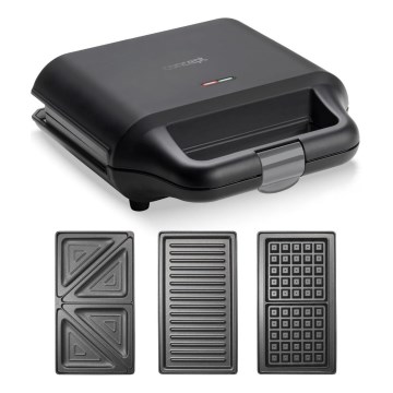 Concept SV3054 - Toster 3u1 700W/230V crna