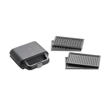 Concept SV3054 - Toster 3u1 700W/230V crna