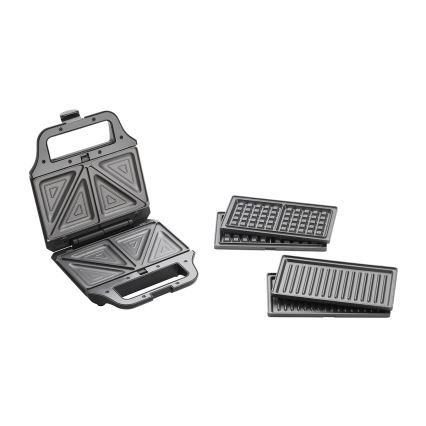 Concept SV3054 - Toster 3u1 700W/230V crna