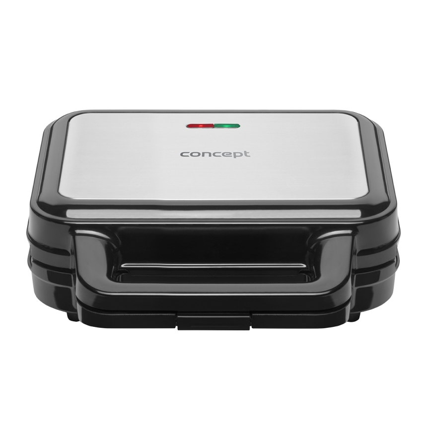 Concept SV3070 - Toster XXL 4u1 900W/230V crna/nehrđajući