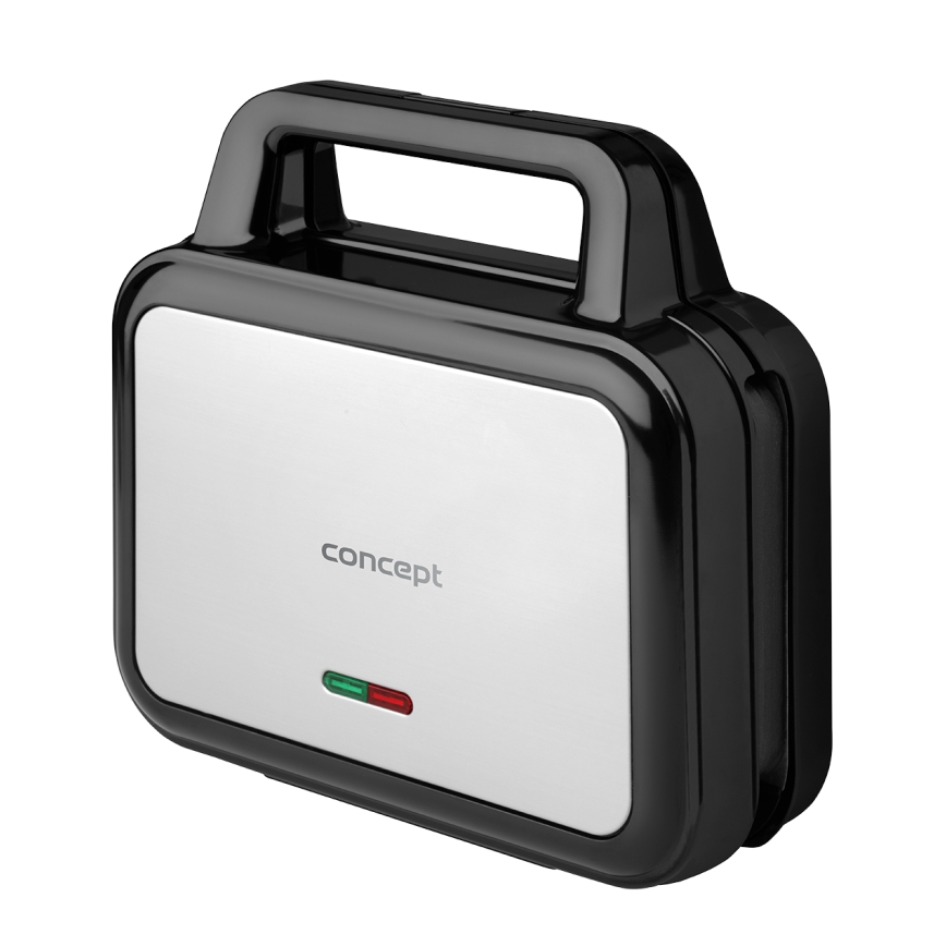 Concept SV3070 - Toster XXL 4u1 900W/230V crna/nehrđajući