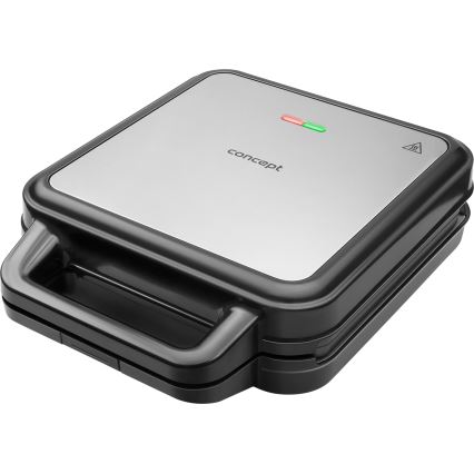Concept SV3080 - Toster FAMILY 3u1 1200W/230V crna/nehrđajući