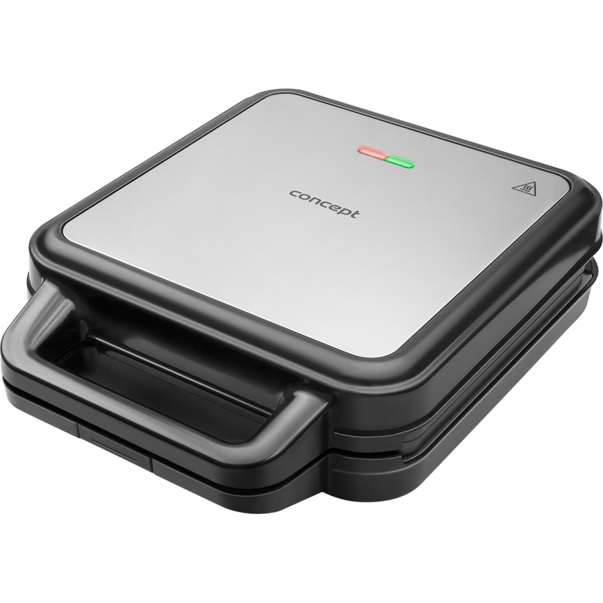 Concept SV3080 - Toster FAMILY 3u1 1200W/230V crna/nehrđajući