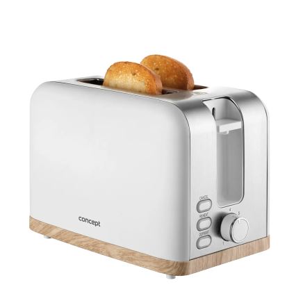 Concept TE2015 - Toster s dva otvora 930W/230V, bijeli