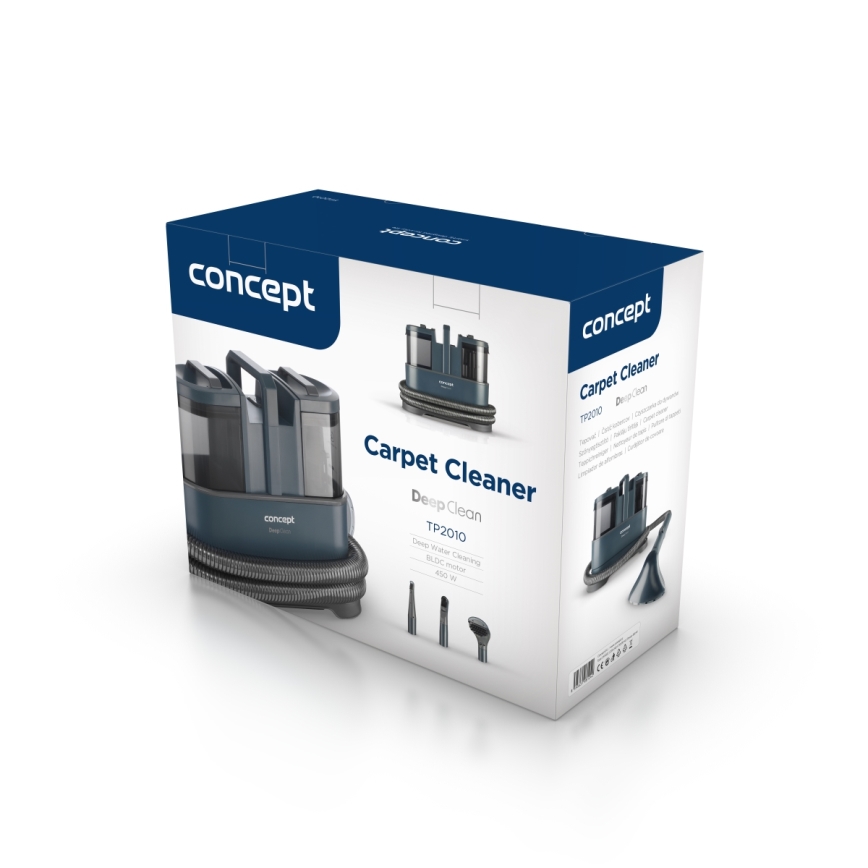 Concept TP2010 - Čistač tepiha DEEPCLEAN 450W/230V, plava