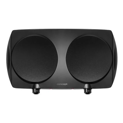 Concept VE3060 - Kuhalo s dvije ploče 2500W/230V crno