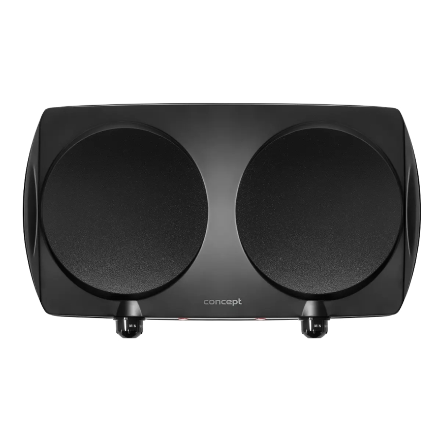 Concept VE3060 - Kuhalo s dvije ploče 2500W/230V crno