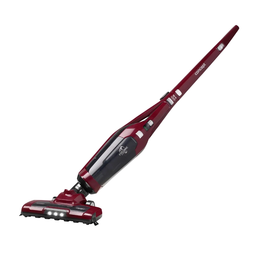 Concept VP4136 - Bežični štapni usisavač 2 u 1 100W/22,2V 2200 mAh crvena
