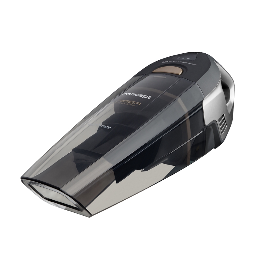 Concept VP4353 - Ručni usisivač WET & DRY RISER EXTENSION 110W/18,5V 2200 mAh crna