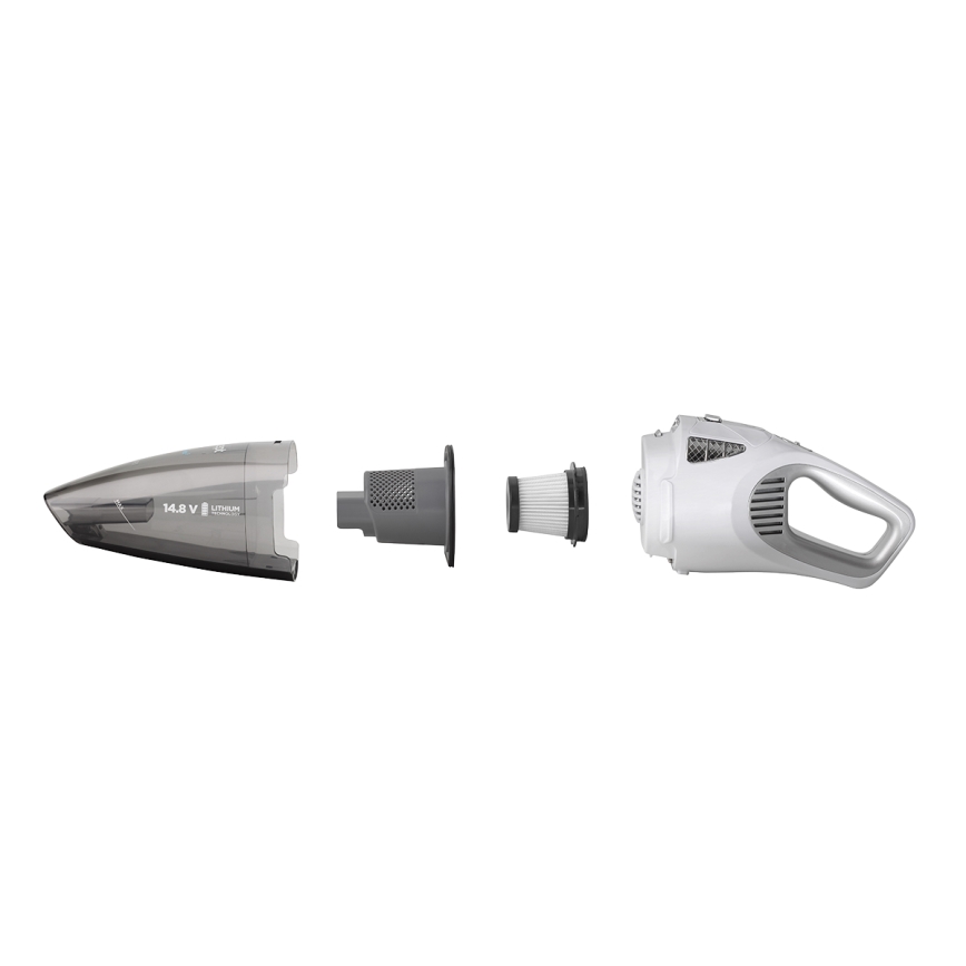 Concept VP4370 - Ručni usisavač WET & DRY PERFECT CLEAN 90W/14,8V 2200 mAh bijela