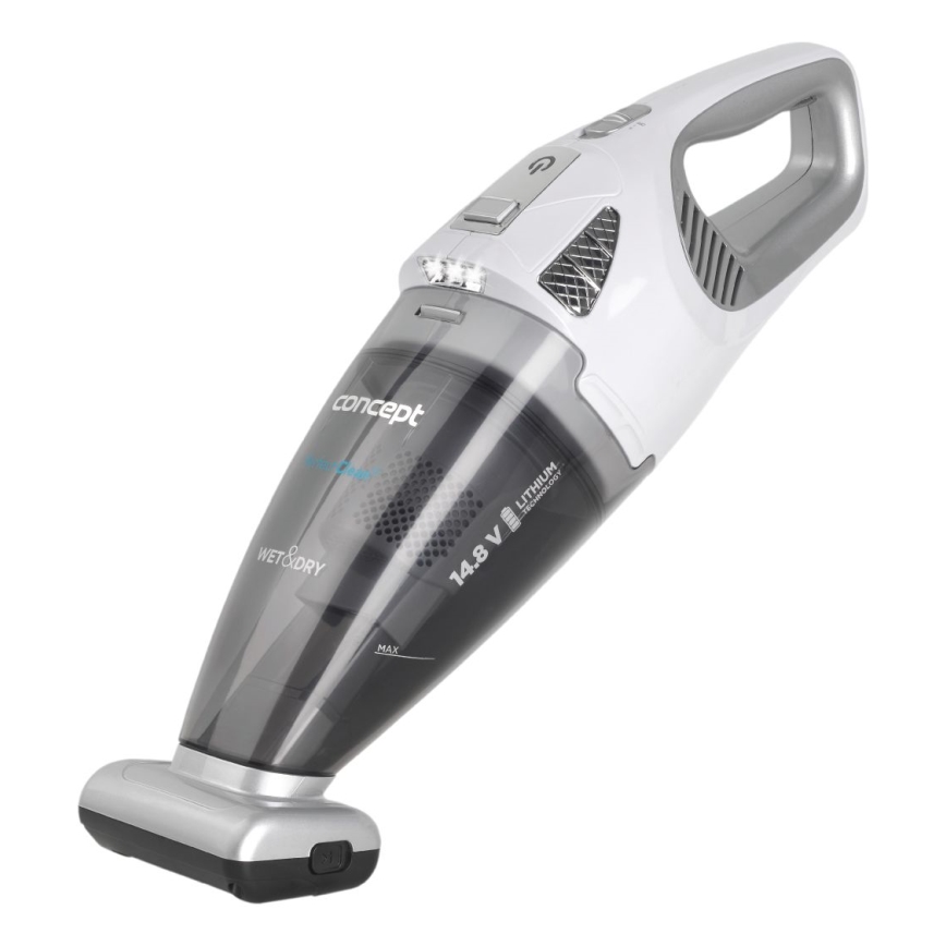 Concept VP4370 - Ručni usisivač WET & DRY PERFECT CLEAN 90W/14,8V 2200 mAh bijela