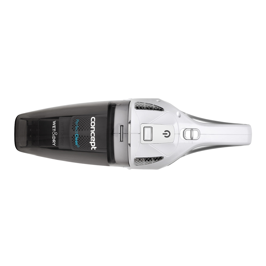 Concept VP4370 - Ručni usisivač WET & DRY PERFECT CLEAN 90W/14,8V 2200 mAh bijela