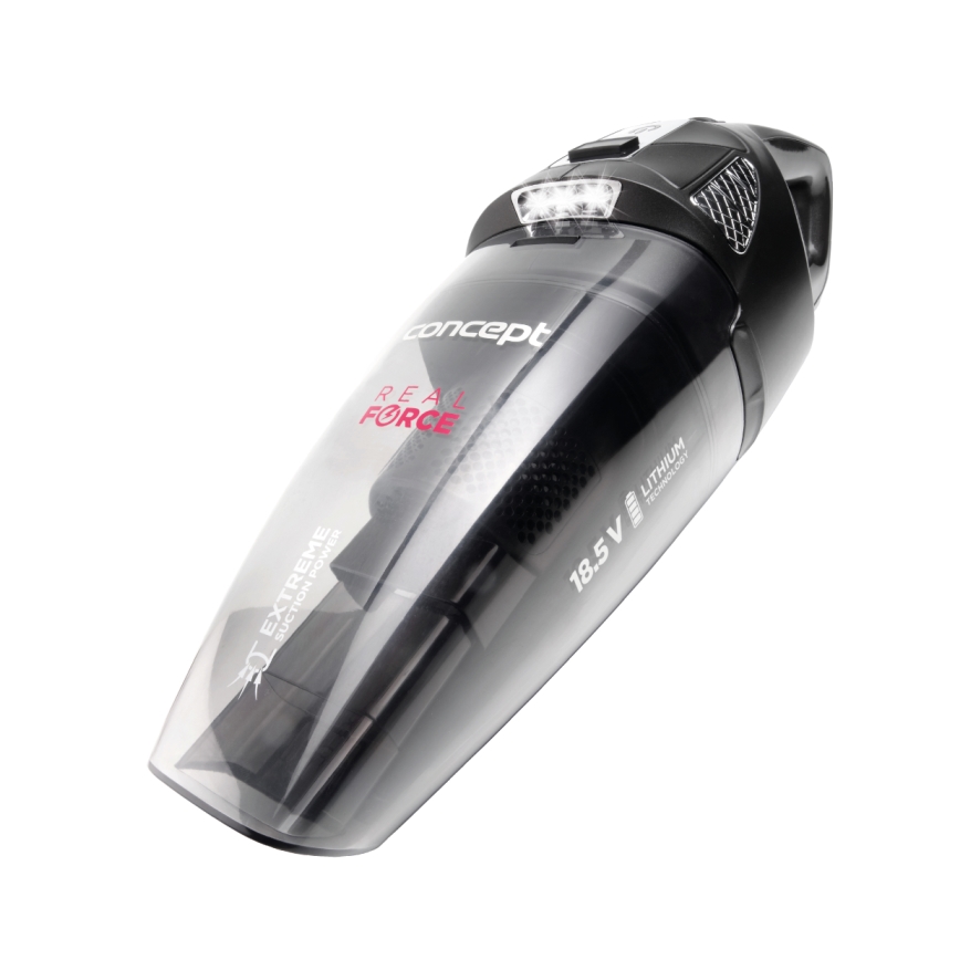 Concept VP4380 - Ručni usisivač REAL FORCE 110W/18,5V 2200 mAh crna