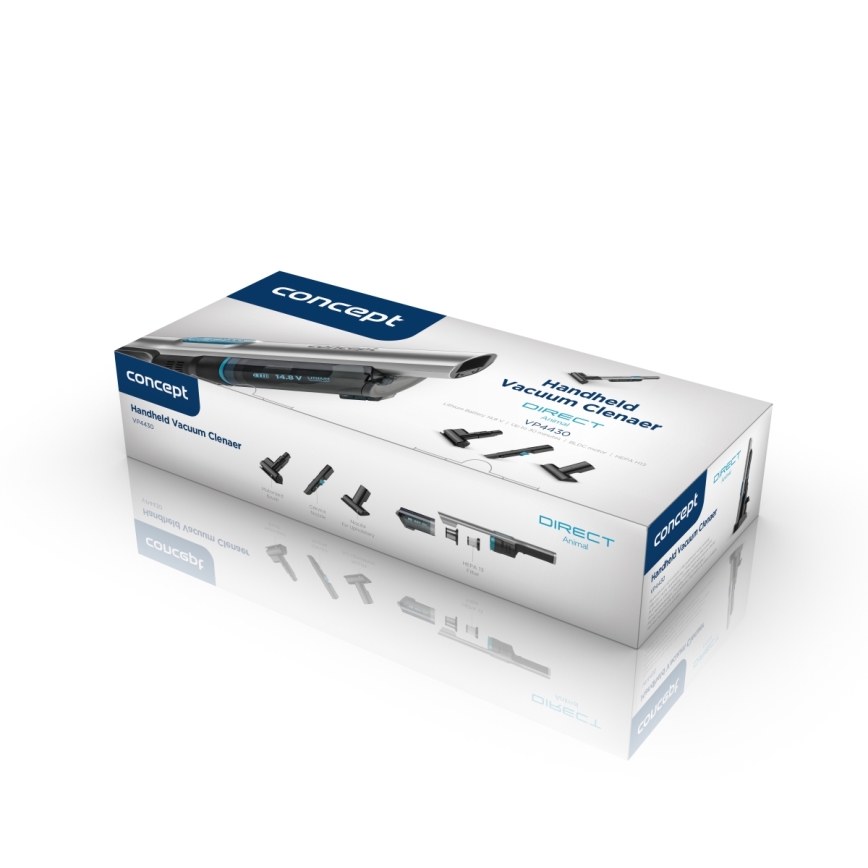 Concept VP4430 - Ručni usisivač DIRECT ANIMAL 180W/14,8V 2200 mAh crna