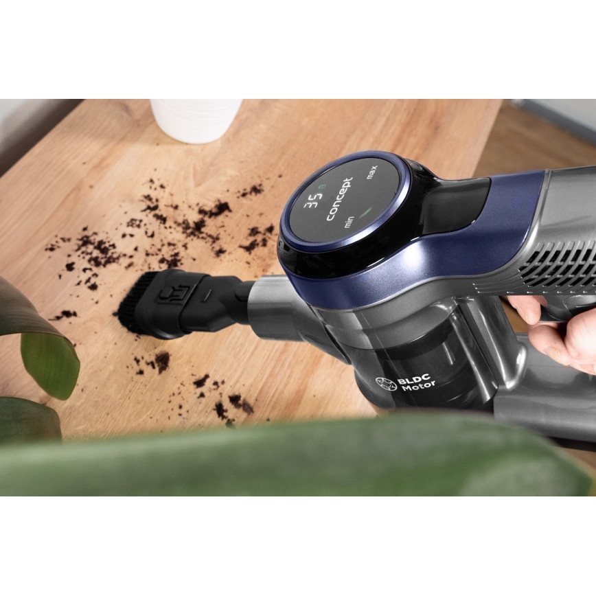 Concept VP6040 - Ručni usisavač 2u1 ICONIC ANIMAL TELESCOPE 200W/22,2V 2200 mAh plava