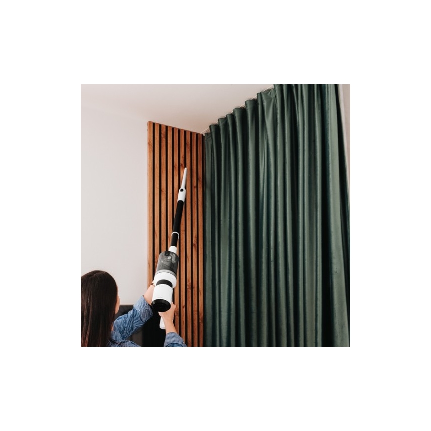 Concept VP6125 - Štapni i ručni usisavač 2 u 1 ICONIC Comfort Telescope 400 W/29,6 V 2000 mAh bijela