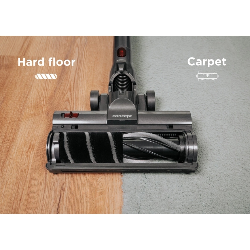 Concept VP6310 - Štapni usisavač 3u1 ULTIMATE COMPLETE LIGHT 420W/25,9V 2200 mAh crna