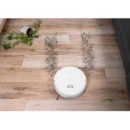 Concept VR4050 - Pametni robotski usisavač s mopom 2u1 OPTIMUS AQUA PRO LASER 3D 600W/230V 5200 mAh Wi-Fi bijeli