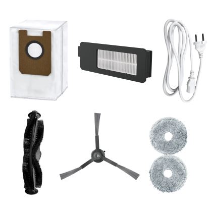 Concept VR4050 - Pametni robotski usisavač s mopom 2u1 OPTIMUS AQUA PRO LASER 3D 600W/230V 5200 mAh Wi-Fi bijeli