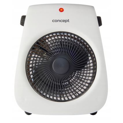 Concept vt7040 - Ventilator s grijačem 1000/2000W/230V bijela