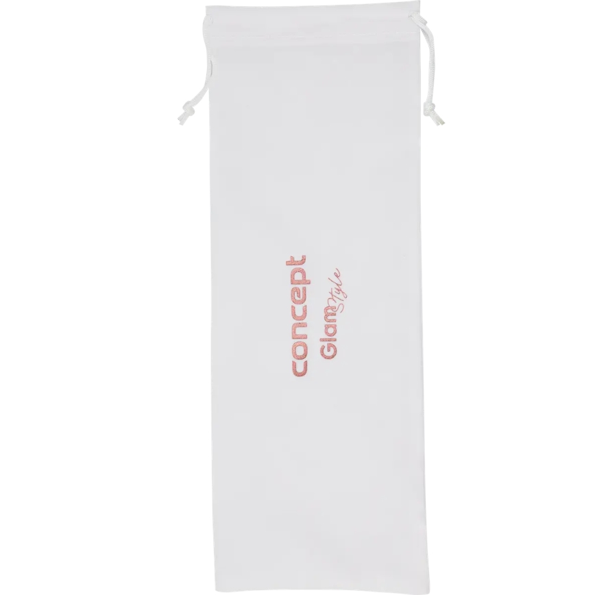 Concept VZ2110 - Ispravljač za kosu GLAM STYLE 48W/230V bijela/ružičasto zlato