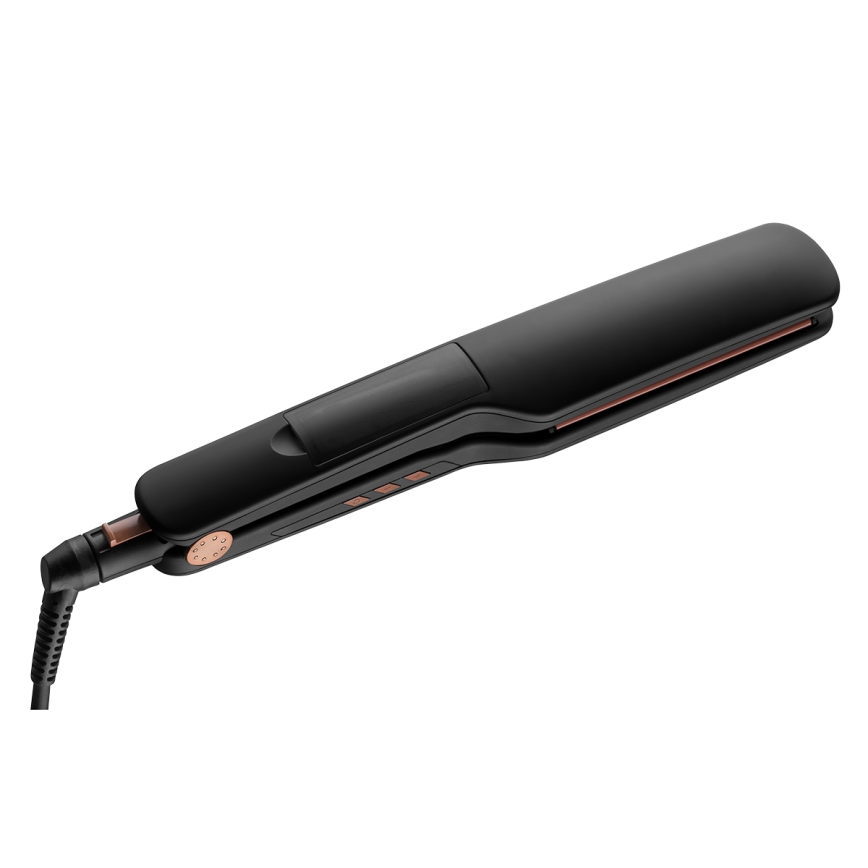 Concept VZ6010 - Parna pegla za kosu s LED zaslonom ELITE STEAM BOOST 54W/230V crna