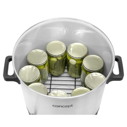 Concept ZH0030 - Lonac za konzerviranje 27 l 2000W/230V nehrđajući/crna