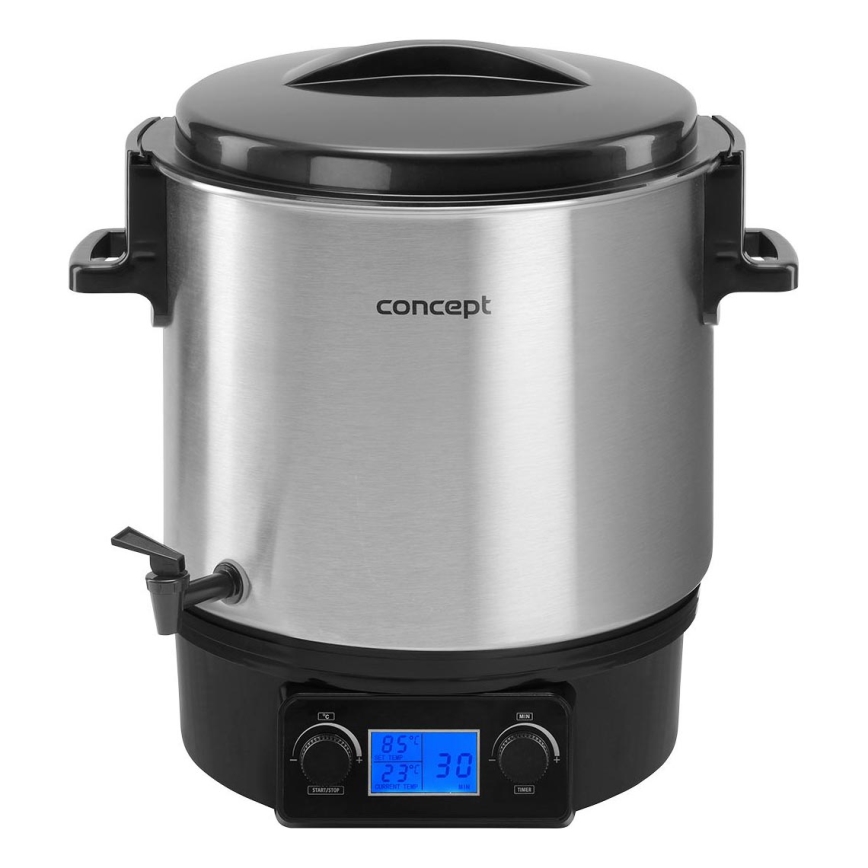 Concept ZH0040 - Lonac za konzerviranje 27 l 2000W/230V nehrđajući/crna