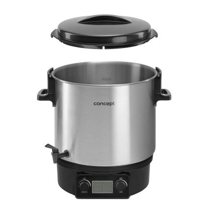Concept ZH0040 - Lonac za konzerviranje 27 l 2000W/230V nehrđajući/crna