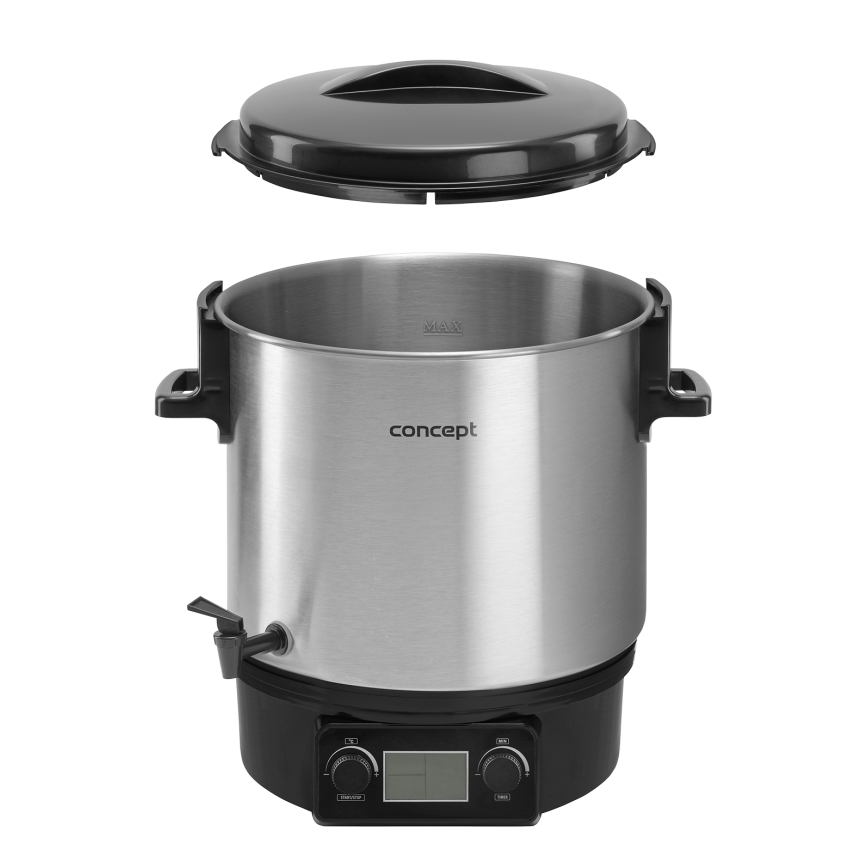 Concept ZH0040 - Lonac za konzerviranje 27 l 2000W/230V nehrđajući/crna