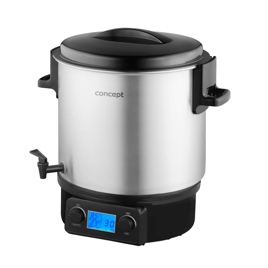 Concept ZH0040 - Lonac za konzerviranje 27 l 2000W/230V nehrđajući/crna