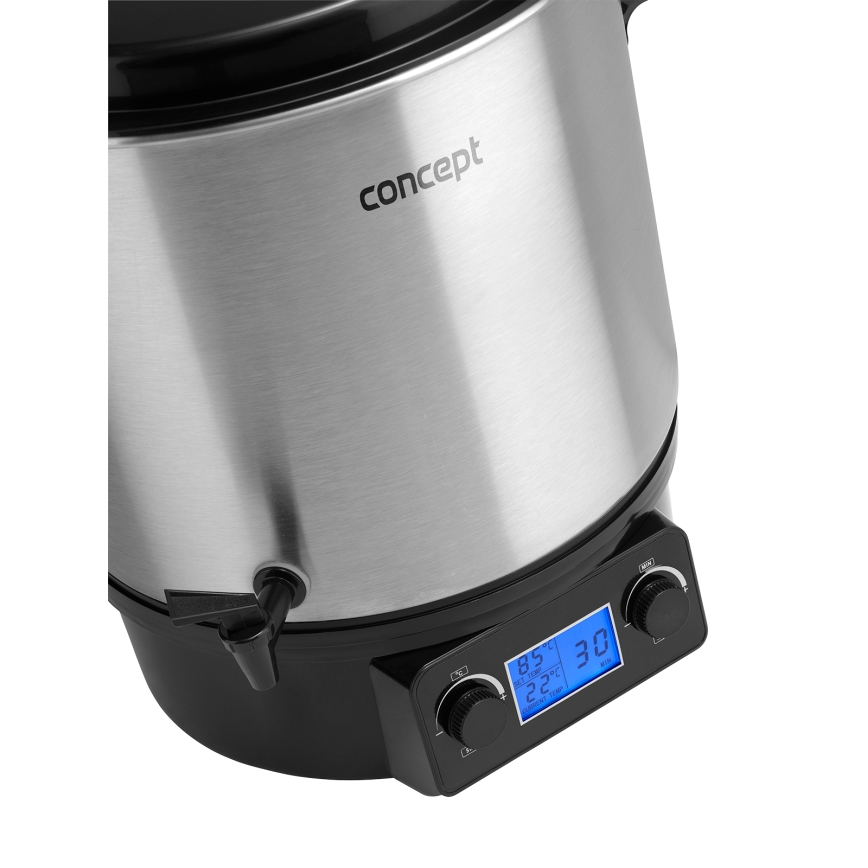 Concept ZH0040 - Lonac za konzerviranje 27 l 2000W/230V nehrđajući/crna