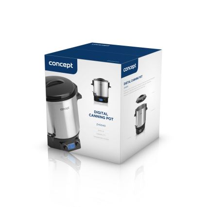 Concept ZH0040 - Lonac za sterilizaciju 27 l 2000W/230V nehrđajući čelik/crna