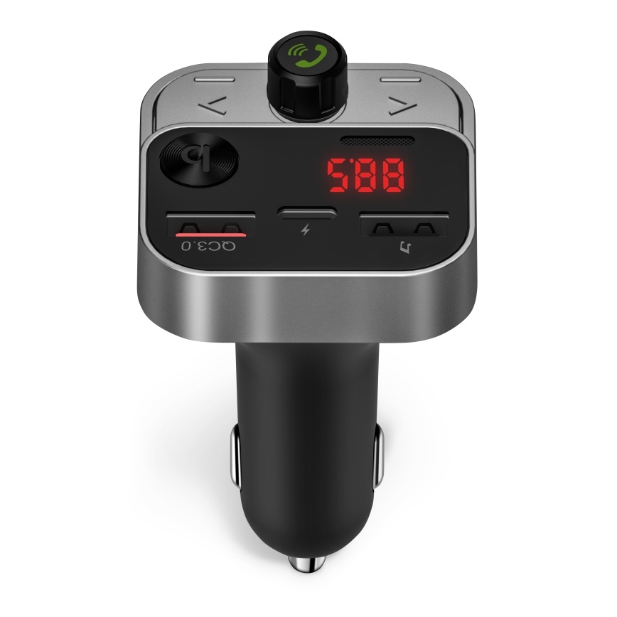 CONNECT IT CCC-8900-AN - FM transmiter za auto s handsfree funkcijom crna/srebrna
