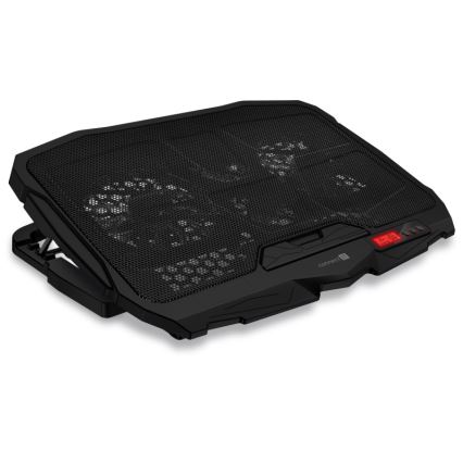CONNECT IT CCP-2200-RD - Podloga za hlađenje laptopa 4x ventilator 2xUSB crna/crvena